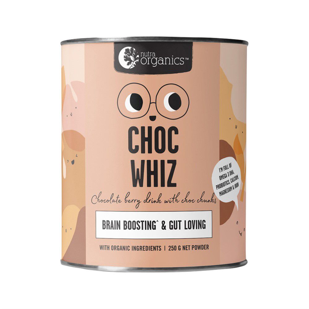 Organic Choc Whiz for Brain and Gut Nutra Organics